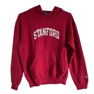 Red Stanford champion hoodie